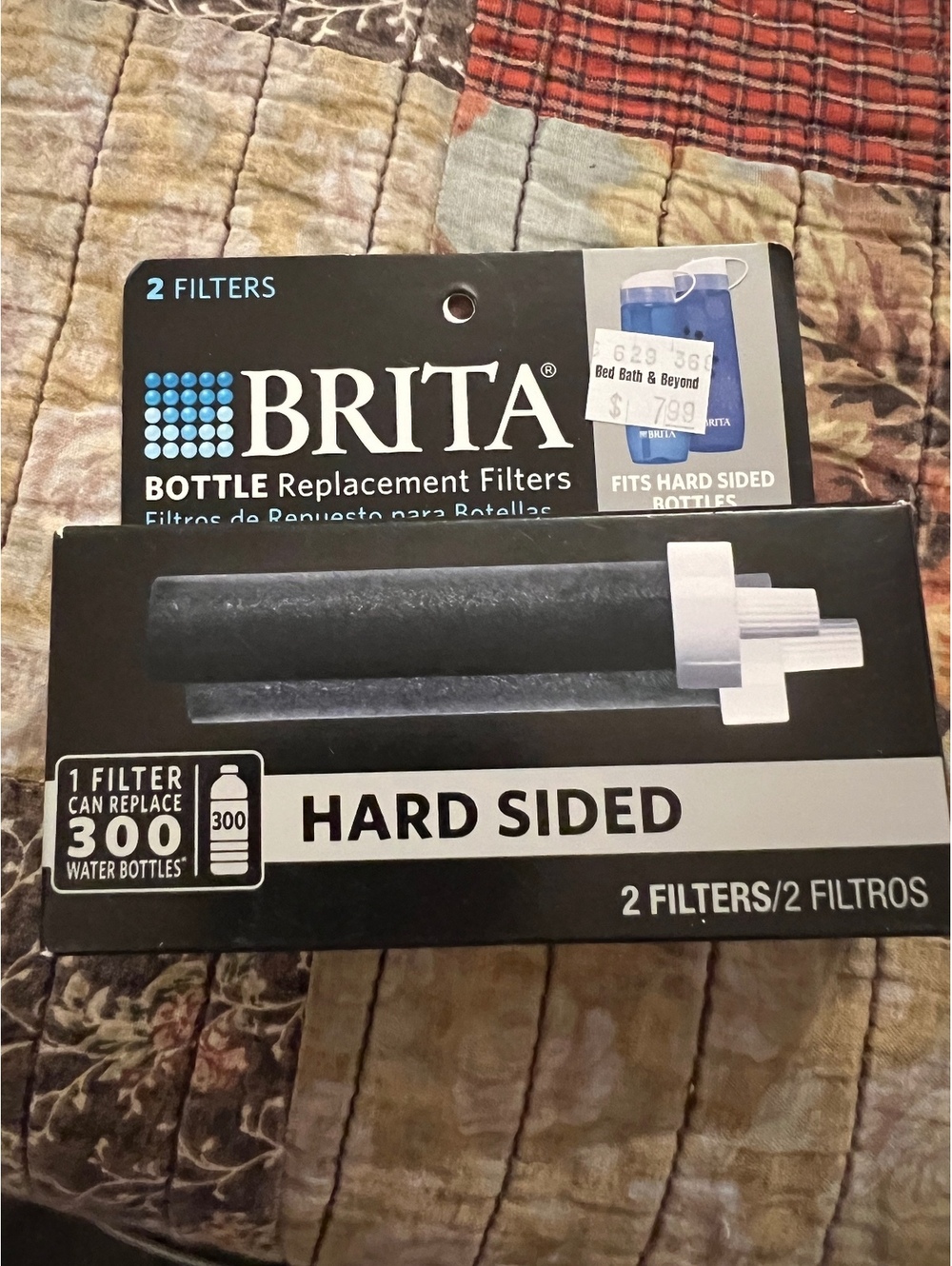 Brita hard sided bottle replacement filters 2 pack